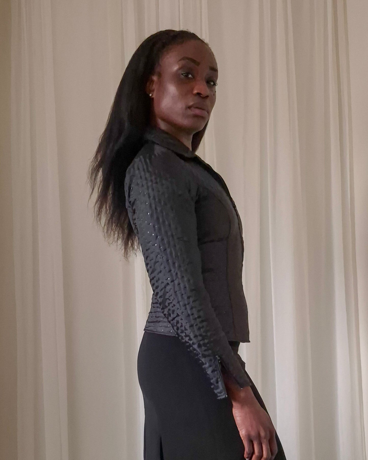 Anne Fontaine Pin-Textured Jacket