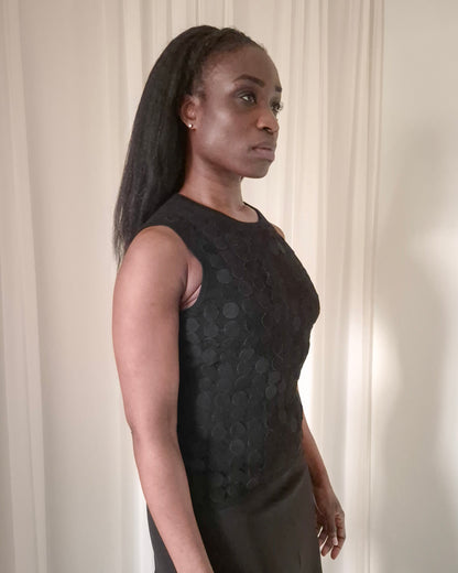 1990s Suede-Detailed Vest
