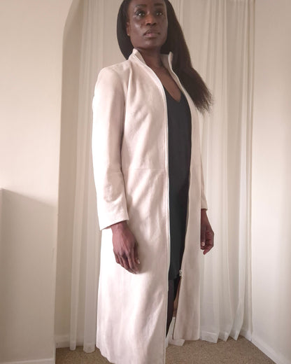 1970s Faux-Ponyskin Wave Coat