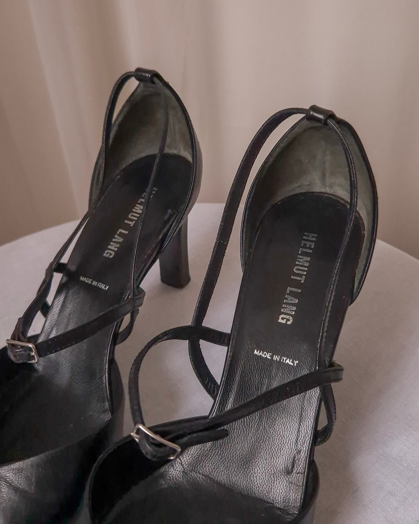 Helmut Lang Buckle Heels