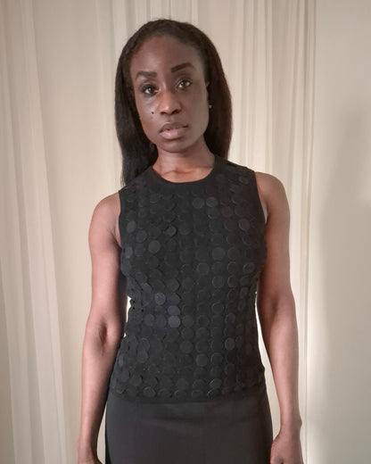 1990s Suede-Detailed Vest