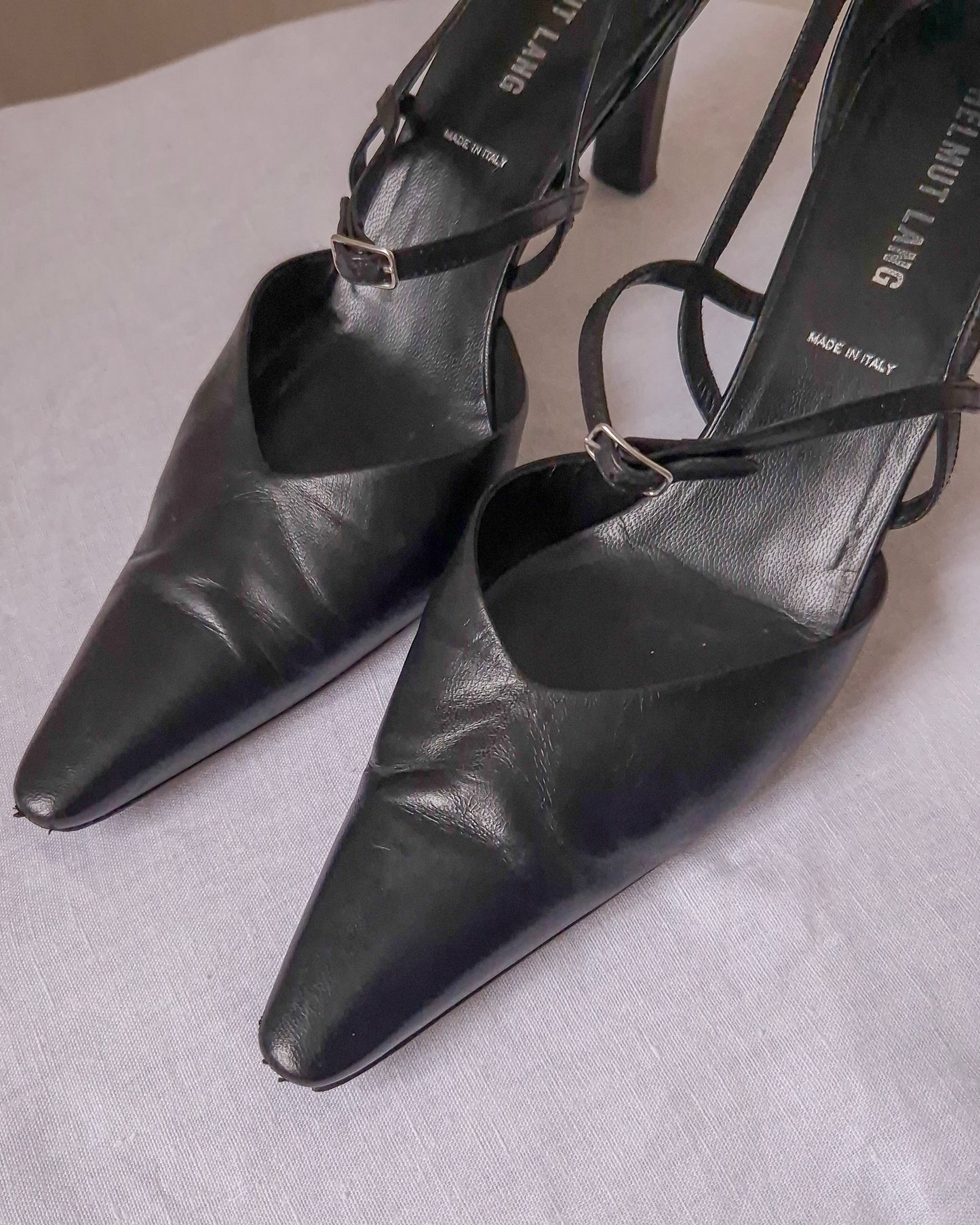 Helmut Lang Buckle Heels